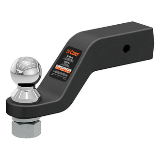 CURT® - Class 5 Forged 4" Drop Carbide Black Ball Mount for 2-1/2" Receivers