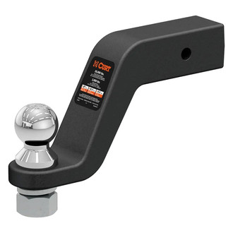CURT® - Class 5 Forged 6" Drop Carbide Black Ball Mount for 2-1/2" Receivers