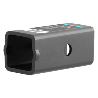 CURT® - Gloss Black Powder Coated 2-1/2" to 2" Shank Receiver Tube Adapter Sleeve