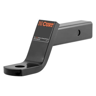 CURT® - Class 3 Imported 4" Drop / 3/4" Rise Black Powder Coat Ball Mount for 2" Receivers