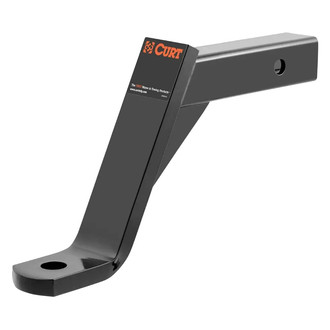 CURT® - Class 3 Imported 8" Drop / 3/4" Rise Black Powder Coat Ball Mount for 2" Receivers