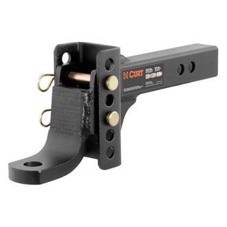 CURT® - Class 3 Adjustable Dual-Length 6-3/4" Drop / 5-1/4" Rise Ball Mount for 2" Receivers