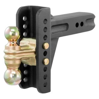 CURT® - Class 5 Channel-Style 6" Drop / 5-1/4" Rise Dual Ball Mount for 2-1/2" Receivers