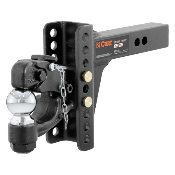 CURT® - Adjustable Channel Mount with 2-5/16" Ball & Pintle (2" Shank, 13,000 lbs.)