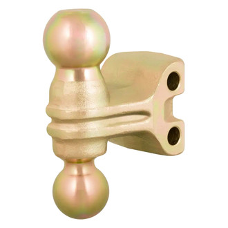 CURT® - 2" and 2-5/16" Replacement Gold Trailer Hitch Dual Ball for Adjustable Channel Mount