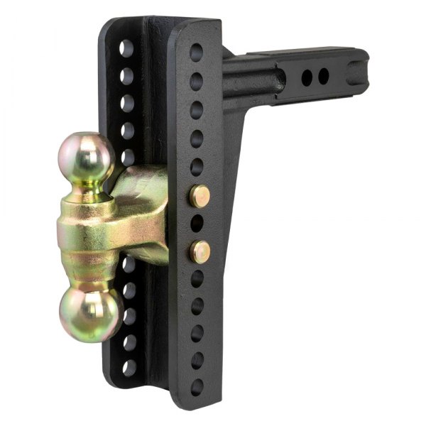 CURT® - Adjustable Channel Mount with Ball (2" Shank, 14,000 lbs., 10-1/8" Drop)