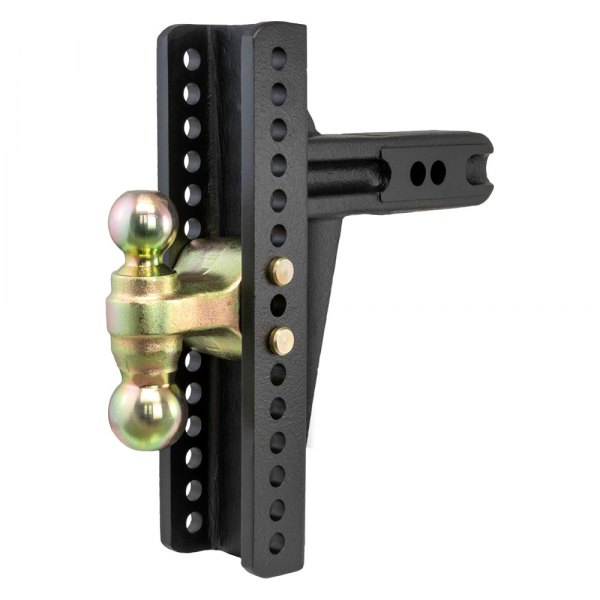 CURT® - Adjustable Channel Mount with Ball (2-1/2" Shank, 20,000 lbs., 10-3/8" Drop)
