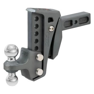 CURT® - Class 5 Rebellion XD Adjustable Cushion 1" Rise Ball Mount