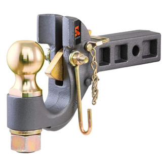CURT® - SecureLatch™ Receiver-Mount Ball & Pintle Hitch