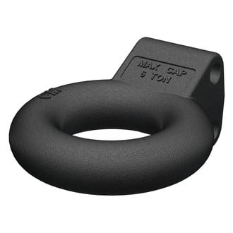 CURT® - 3" Black Forged Lunette Adjustable Eye (12000 lbs GTW)