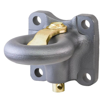 CURT® - SecureLatch™ Flush-Mount Lunette Ring (60,000 lbs., 2-1/2" I.D.)