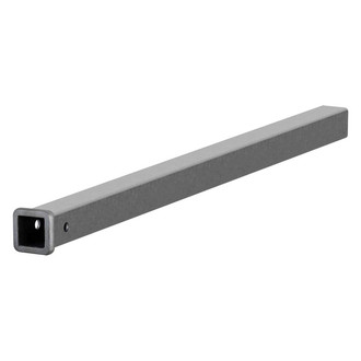 CURT® - 48" Raw Receiver Tube with 1/2" Collar (For 2" Inserts)