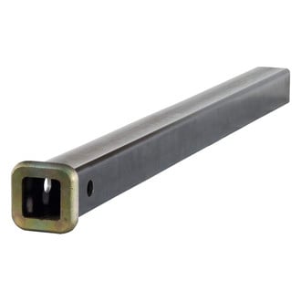 CURT® - 24" Raw Receiver Tube with 1/2" Collar (For 1-1/4" Inserts)