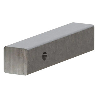 CURT® - 10" Raw Solid Steel Hitch Bar for 2" Receivers