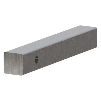 CURT® - 14" Raw Solid Steel Hitch Bar for 2" Receivers