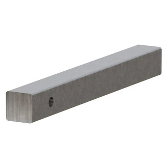CURT® - 18" Raw Solid Steel Hitch Bar for 2" Receivers