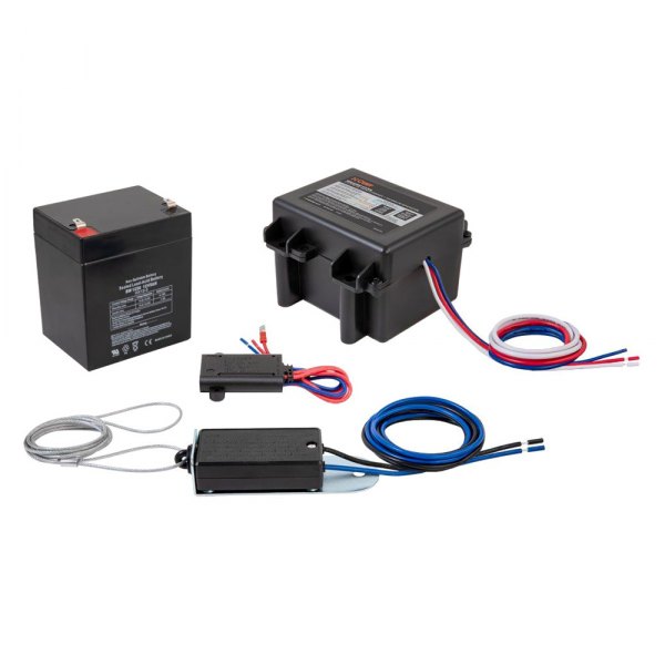 CURT® - Soft-Trac I Lockable Breakaway System with Charger and Hardware
