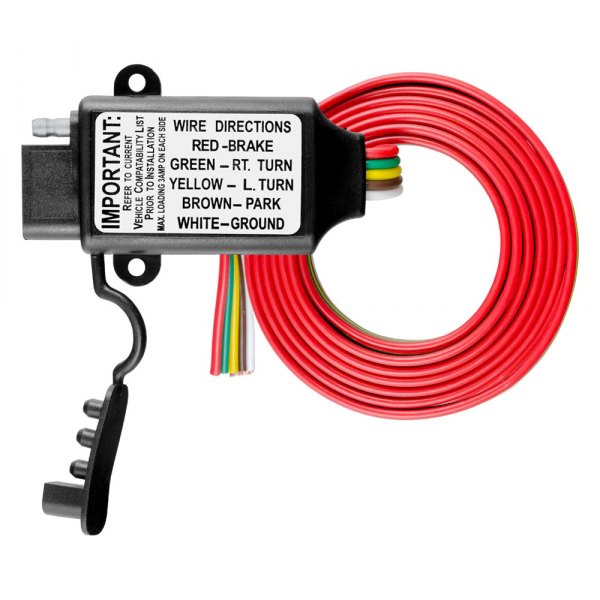 CURT® - Non-powered 3-to-2-Wire Tail Light Converter