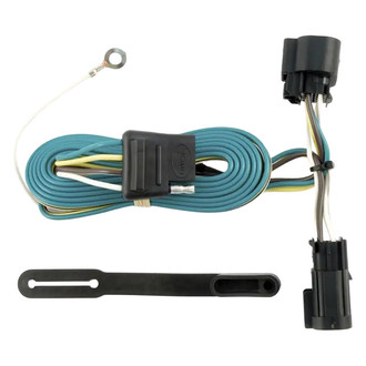CURT® - T-Connector (2-Wire System with 4-Way Flat Output)