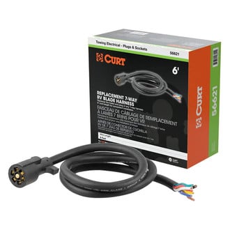CURT® - 6' 7-Way RV Blade Replacement Harness