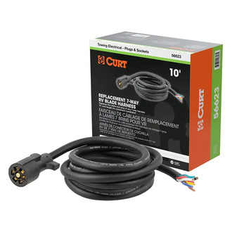 CURT® - 10' 7-Way RV Blade Replacement Harness