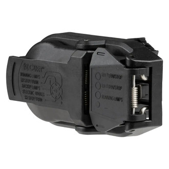 CURT® - 10' 5th Wheel and Gooseneck OEM Replacement Dual-Output 7 & 4-Way Connector (Plugs into USCAR)