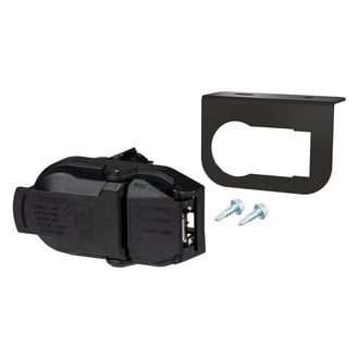 CURT® - OEM Replacement Dual-Output 7 & 4-Way Connector with Mounting Bracket, Packaged