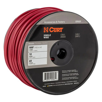 CURT® - Automotive Primary Wire, Red 500' Spool