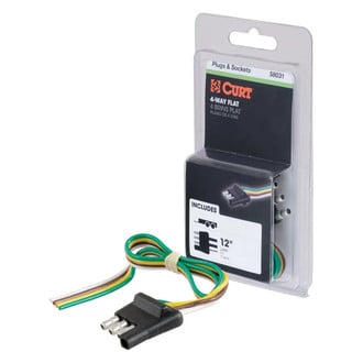 CURT® - 12" 4-Way Flat Connector Plug