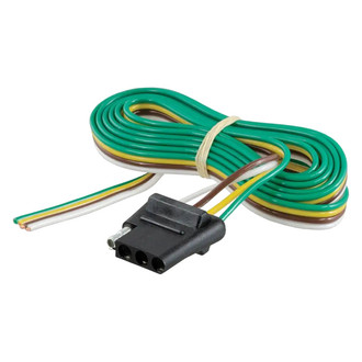 CURT® - 4-Way Flat Connector Socket