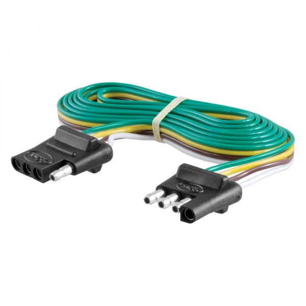 CURT® - 72" 4-Way Flat Connector Plug and Socket Bonded