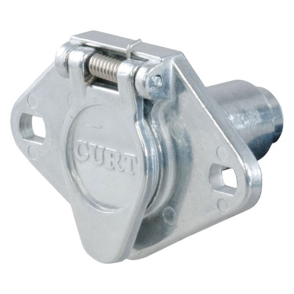 CURT® - 4-Way Round Vehicle End Connector Socket