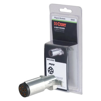 CURT® - 6-Way Round Connector