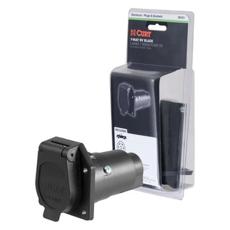 CURT® - 7-Way RV Blade Vehicle End Connector Socket