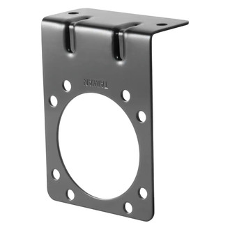 CURT® - Black 7-Way RV Blade Connector Socket Mounting Bracket