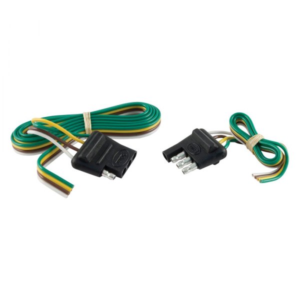 CURT® - 48" 4-Way Flat Connector Plug and Socket