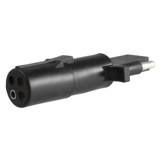CURT® - 4-Way Round to 4-Way Flat Electrical Adapter