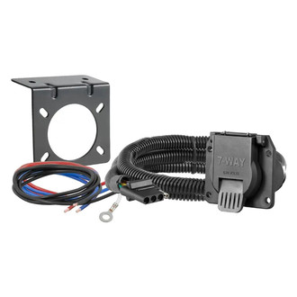 CURT® - Dinghy Towing Electrical Adapter (4-Way Flat Vehicle to 7-Way RV Blade)