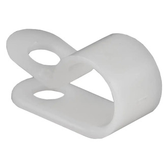 CURT® - 3/8" White Nylon Loom Clamp