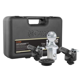 CURT® - Factory-Style Gooseneck Ball and Safety Chain Anchor Kit
