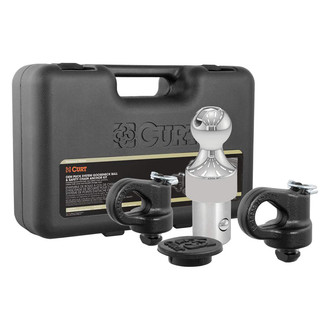 CURT® - OEM Puck System 2-5/16" Gooseneck Ball and Safety Chain Anchor Kit