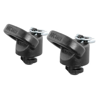 CURT® - OEM Puck System Gooseneck Safety Chain Anchors (38K)