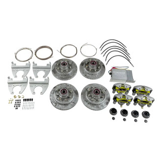 CURT® - Disc Brake Conversion Kit - 8,000-lb. Tandem Axle, 4-Bolt, 9/16" Studs