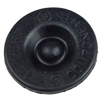 CURT® - Universal Rubber Inserts for Axle Hub Dust Caps - 2,000 to 8,000 lbs. (10-Pack)