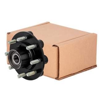 CURT® - Threaded Trailer Idler Hub - 8K, 8 on 6-1/2", 17-1/2" Wheel Size, 5/8" Studs