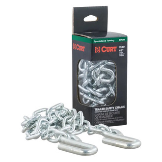 CURT® - 3/16" Plus 2 J-26 Safety Chain (41" Length)