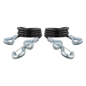 CURT® - Vinyl-Coated Safety Cables with 2 Snap Hooks