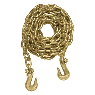 CURT® - 70 Grade Transport Binder Safety Chain Assembly with 2 Clevis Grab Hooks