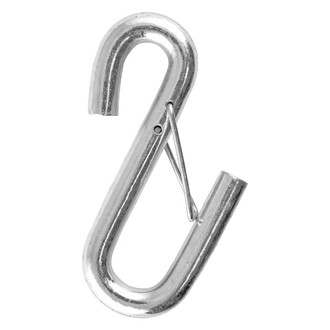 CURT® - Class 3 7/16" Zinc Coated S-Hook (5000 lbs GTW, with Wire Latch)