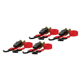 CURT® - 1" W x 16' L Ratchet Tie-Down Strap with S-Hook (1500 lbs)